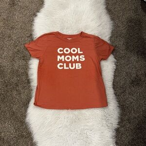 Old Navy Cool Moms Club Kids T-Shirt - Rust